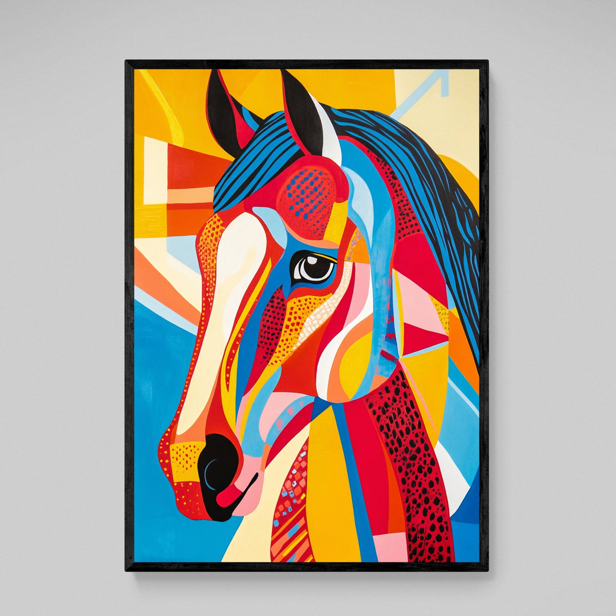 Abstract Horse Wall Art - The Trendy Art