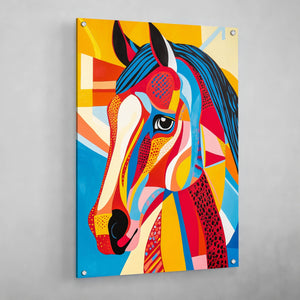 Abstract Horse Wall Art - The Trendy Art