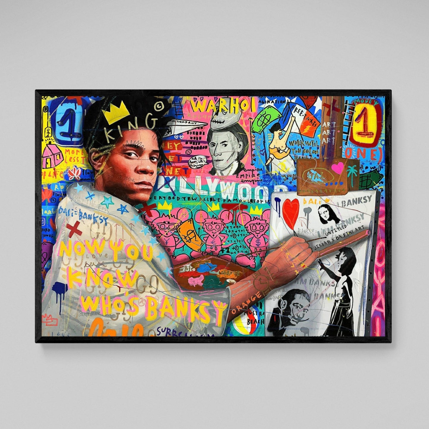 Artist Portrait Graffiti Wall Art - The Trendy Art