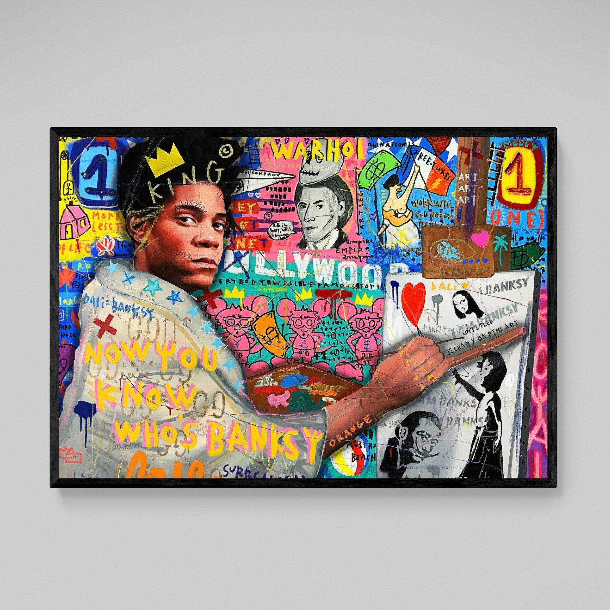 Artist Portrait Graffiti Wall Art - The Trendy Art