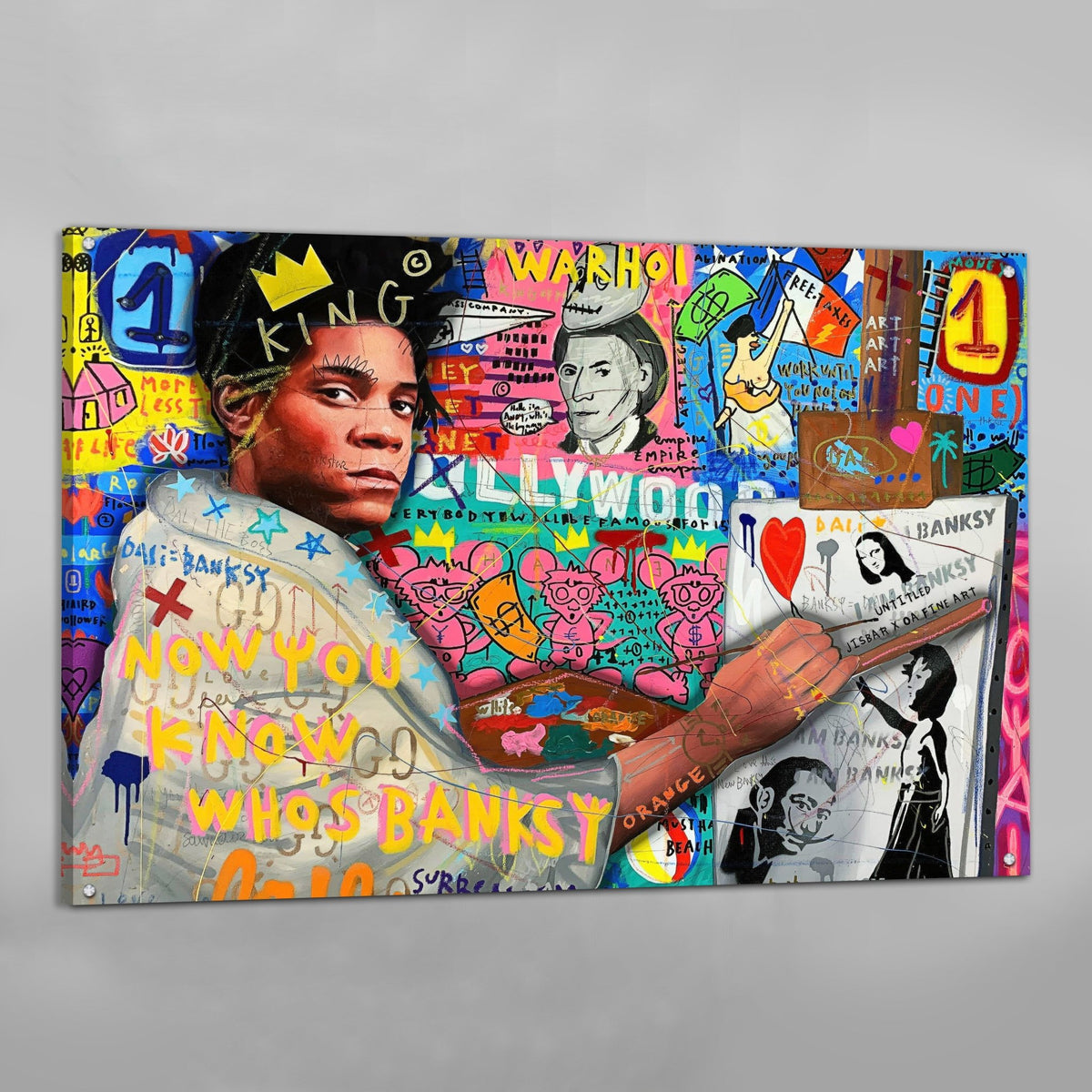 Artist Portrait Graffiti Wall Art - The Trendy Art
