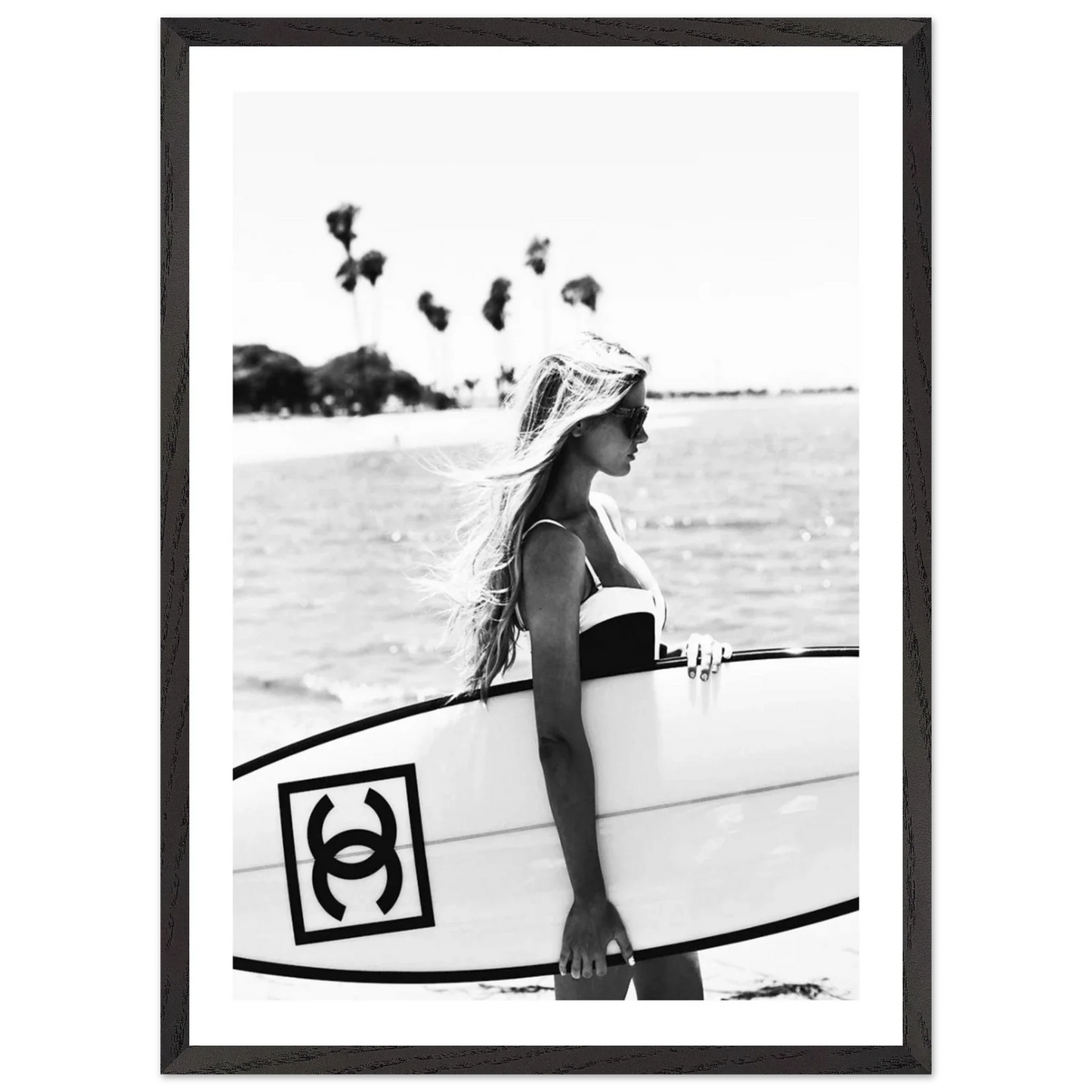 Coastal Chic Black and White Wall Art