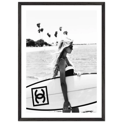 Coastal Chic Black and White Wall Art