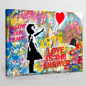 Banksy Canvas Art - The Trendy Art