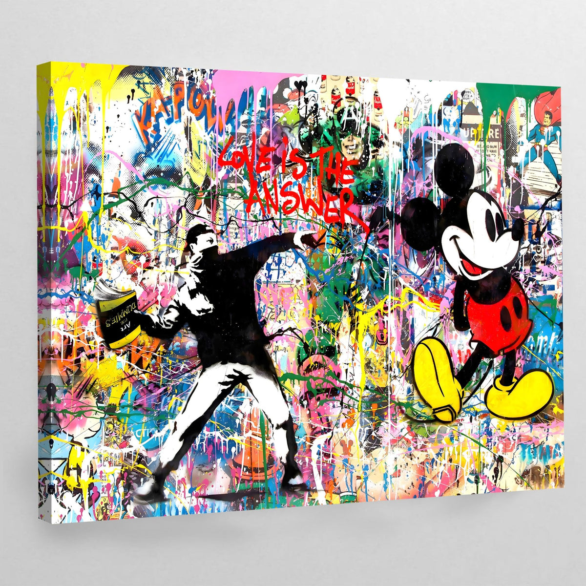 Banksy Street Art Canvas - The Trendy Art