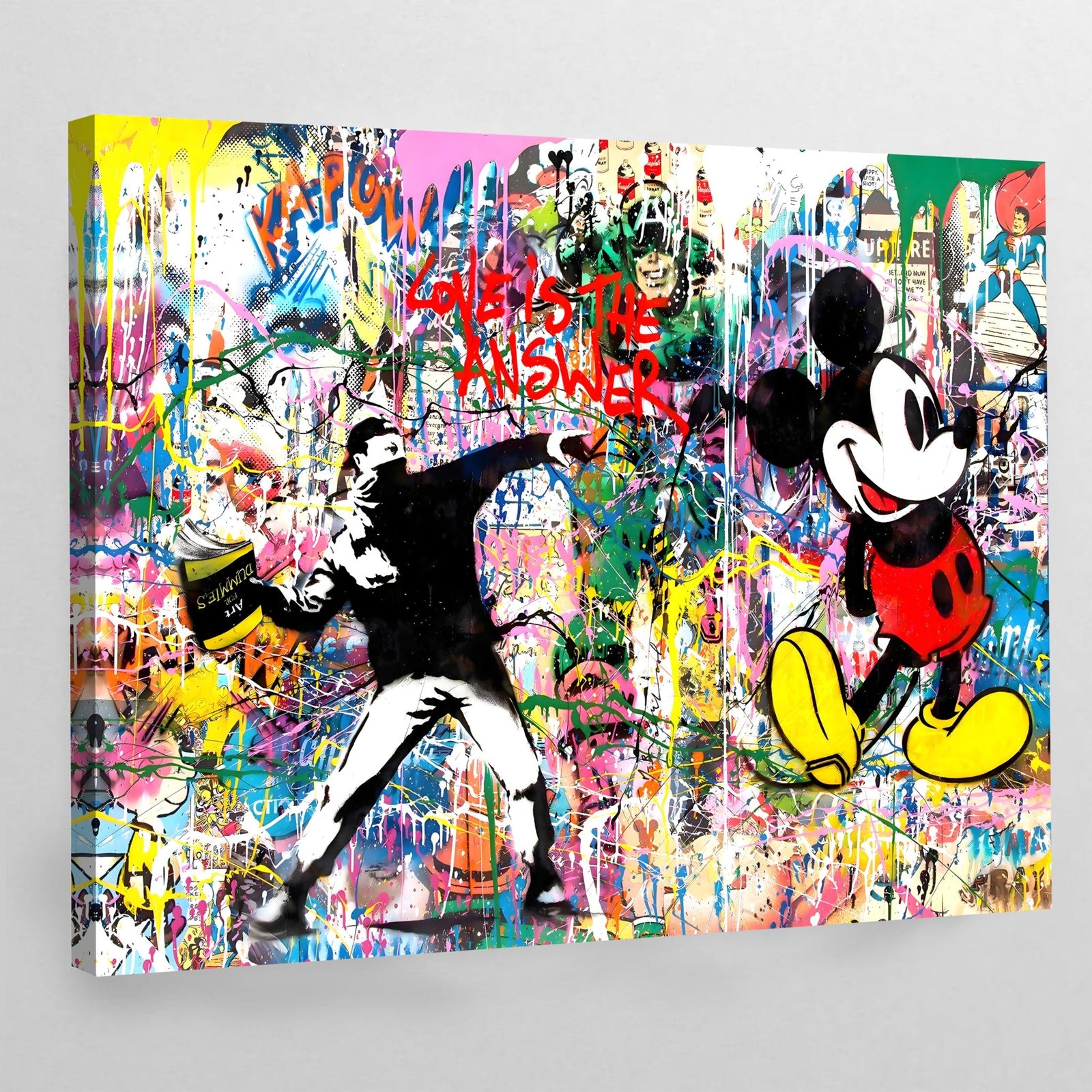 Banksy Street Art Canvas - The Trendy Art