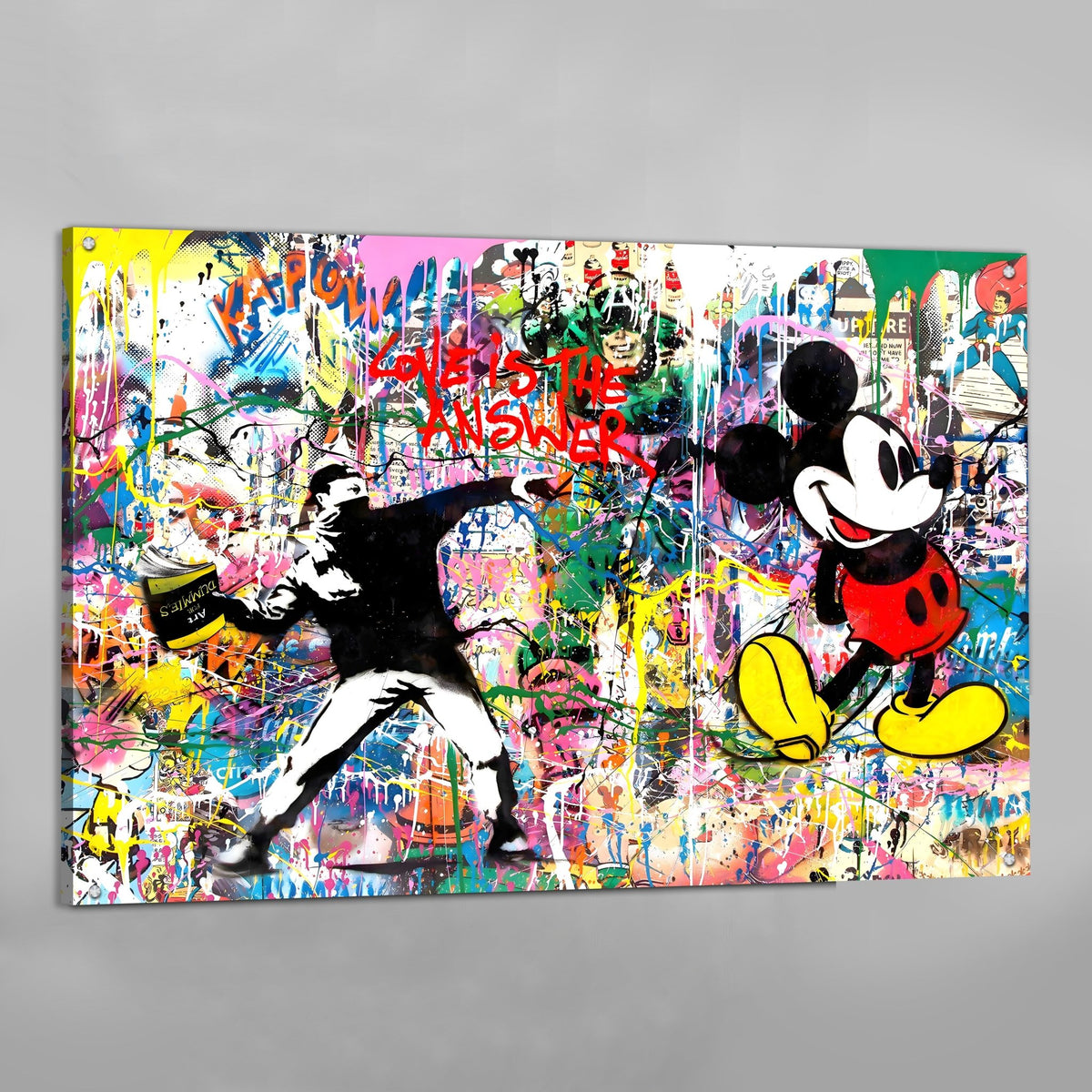 Banksy Street Art Canvas - The Trendy Art