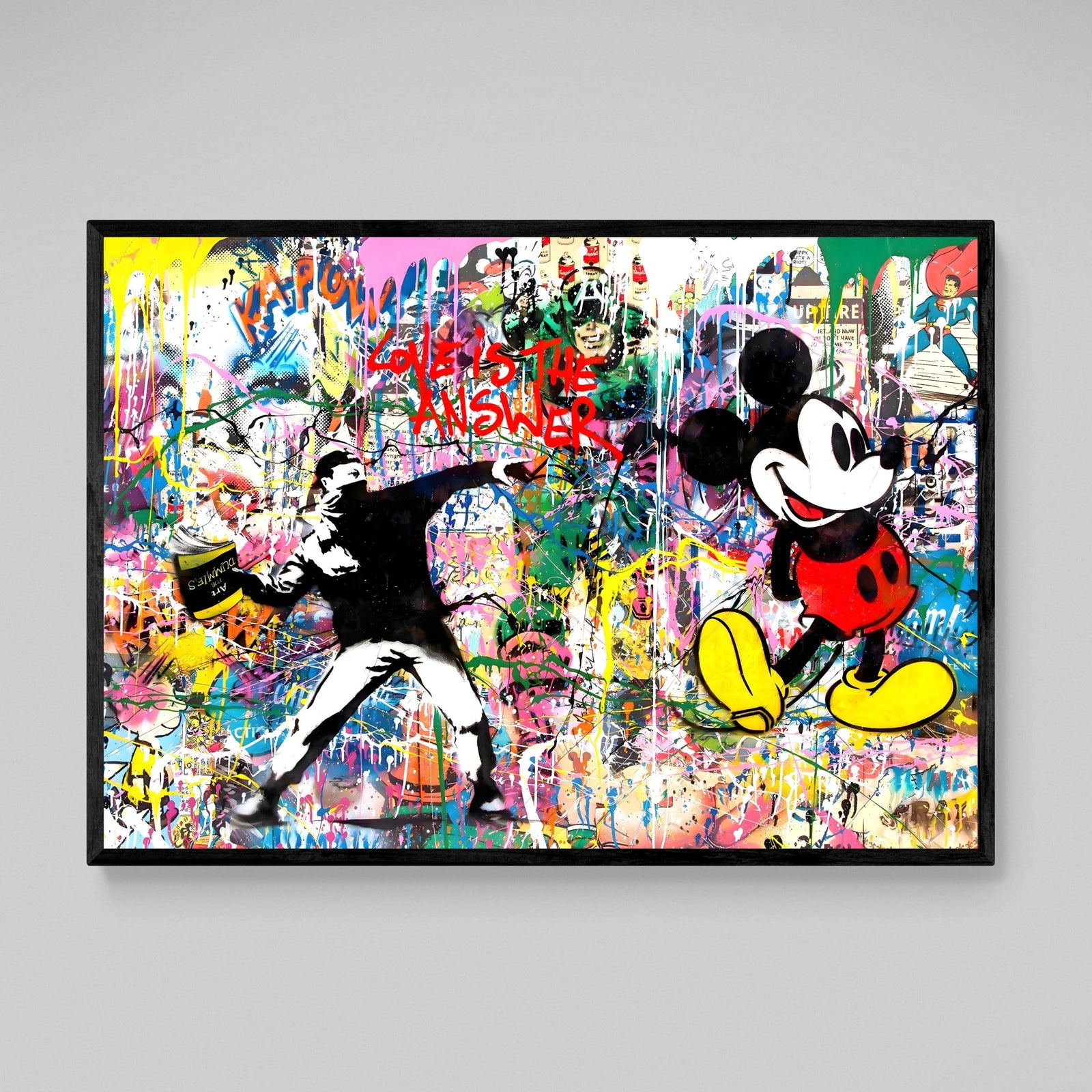 Banksy Street Art Canvas - The Trendy Art
