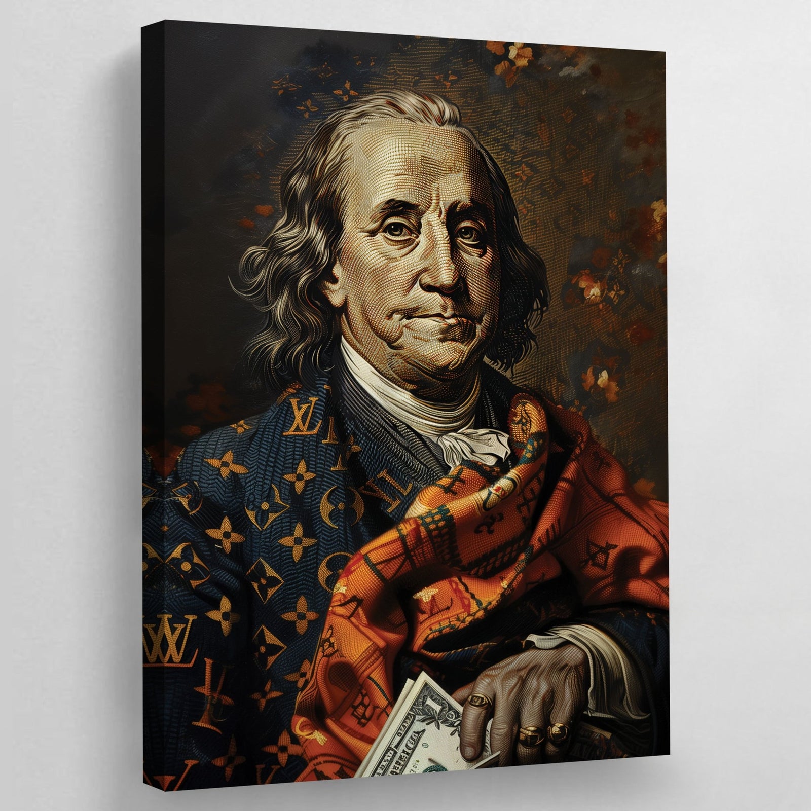 Benjamin Franklin Motivational Wall Art - The Trendy Art