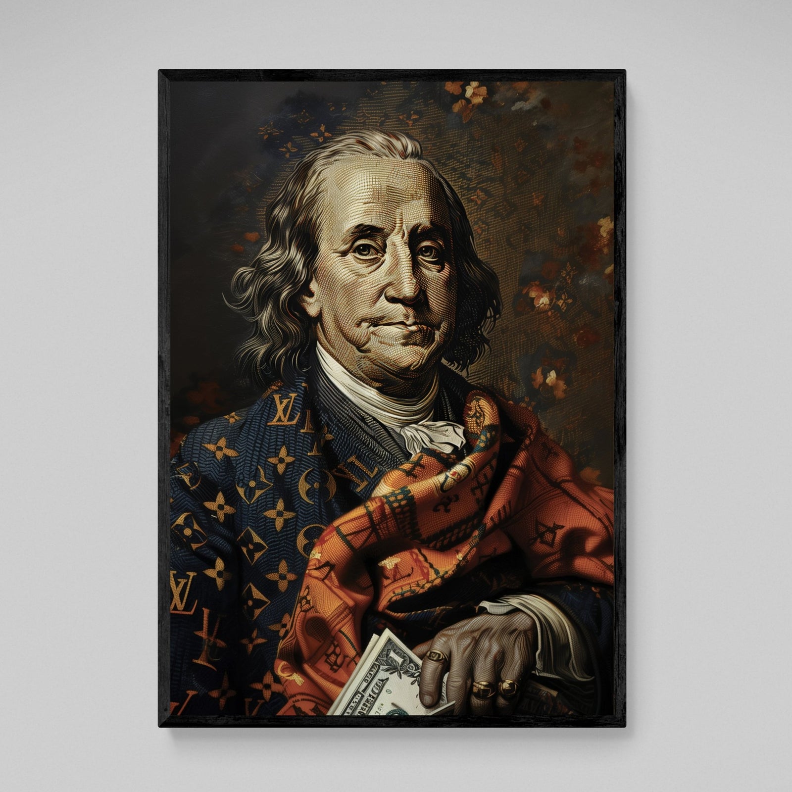 Benjamin Franklin Motivational Wall Art - The Trendy Art