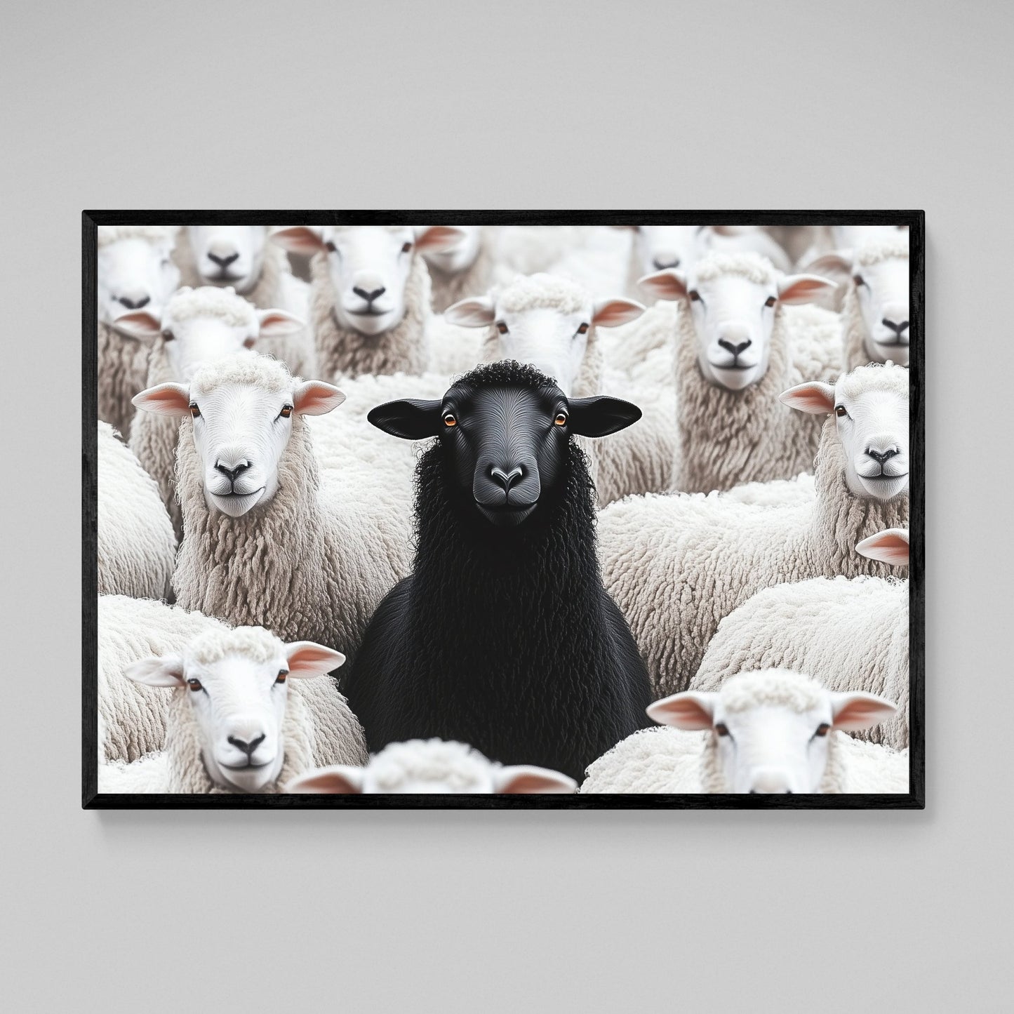 Black Sheep Motivational Canvas Wall Art - The Trendy Art