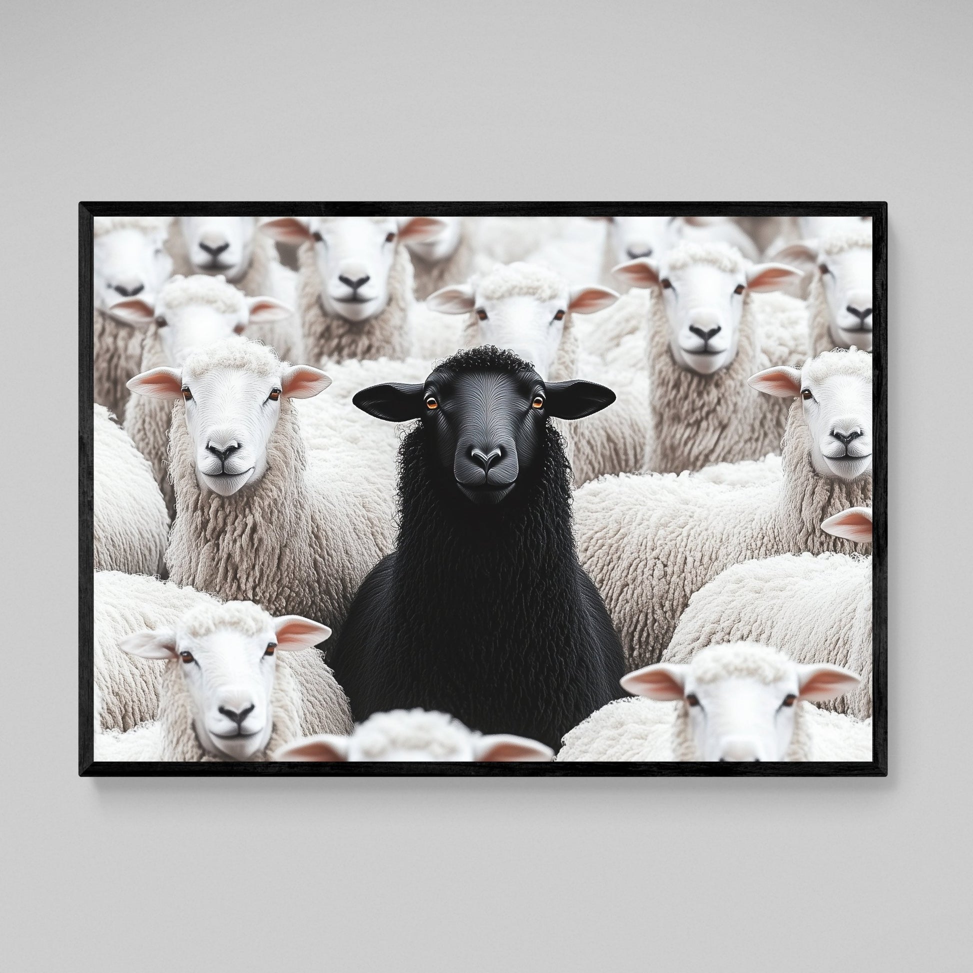 Black Sheep Motivational Canvas Wall Art - The Trendy Art