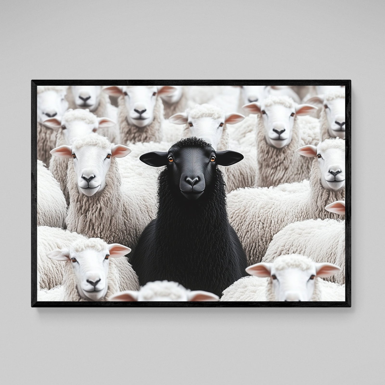 Black Sheep Motivational Canvas Wall Art - The Trendy Art