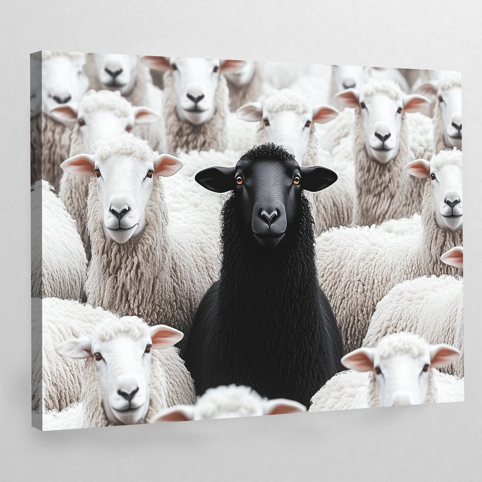 Black Sheep Motivational Canvas Wall Art - The Trendy Art