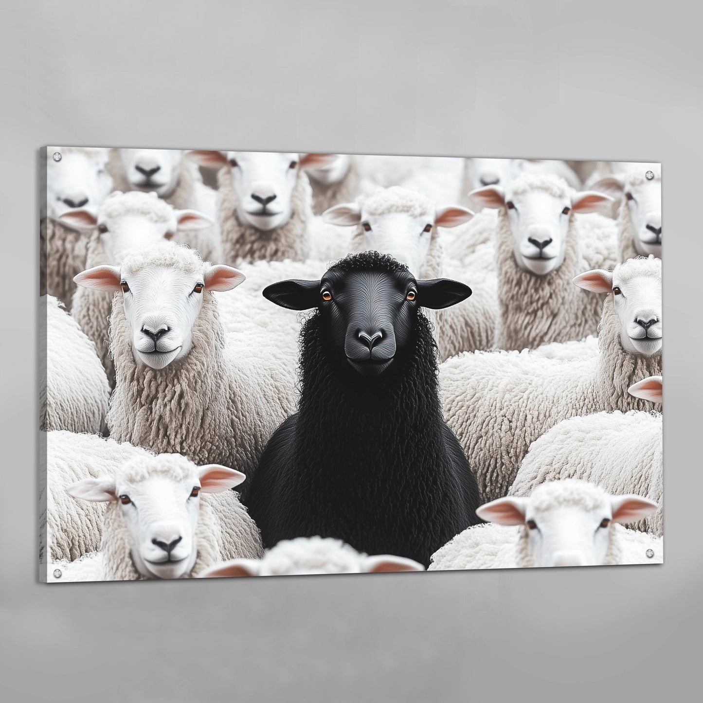 Black Sheep Motivational Canvas Wall Art - The Trendy Art