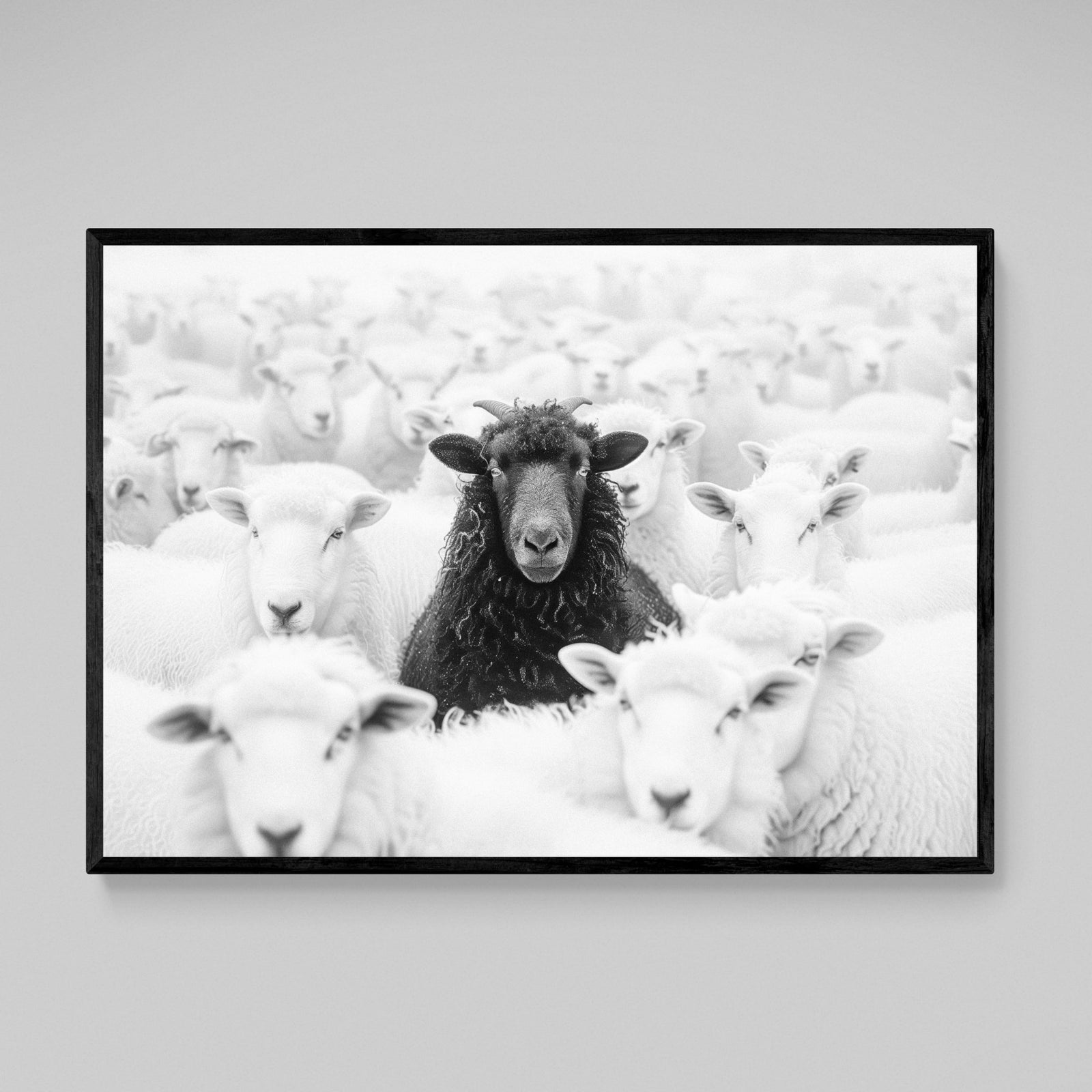 Black Sheep Motivational Wall Art - The Trendy Art