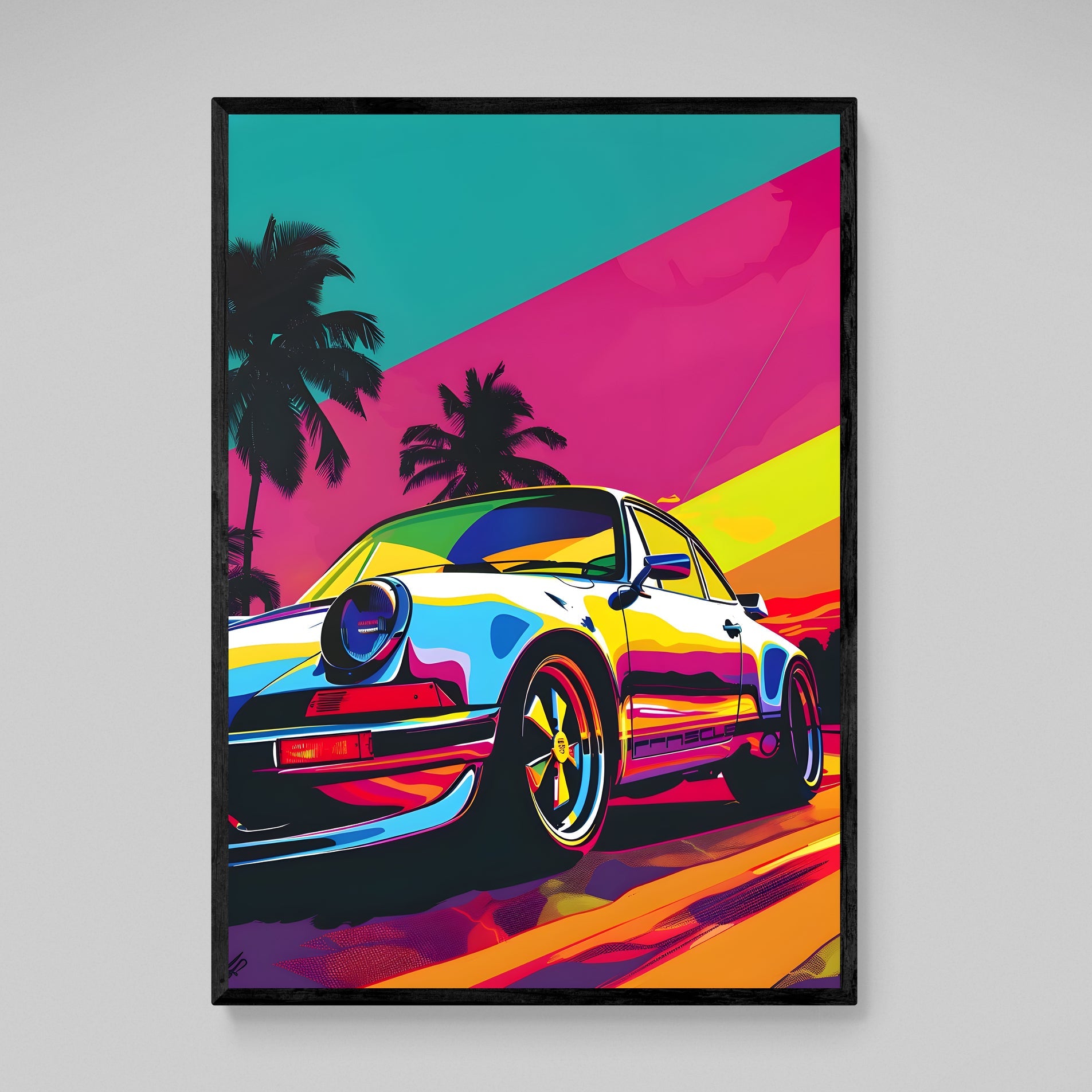 Car Pop Art Canvas - The Trendy Art