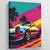 Car Pop Art Canvas - The Trendy Art