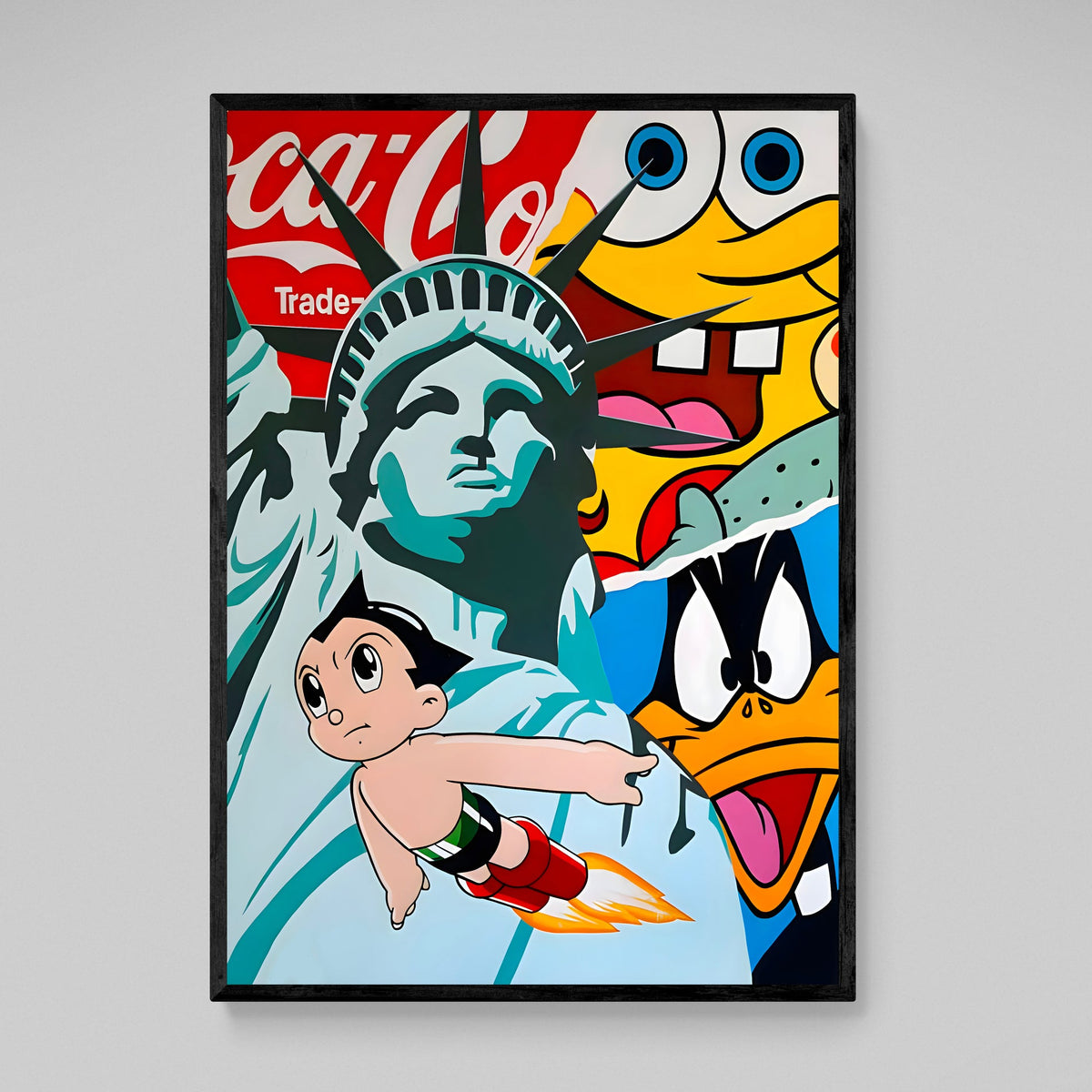 Cartoon Pop Culture Wall Art - The Trendy Art