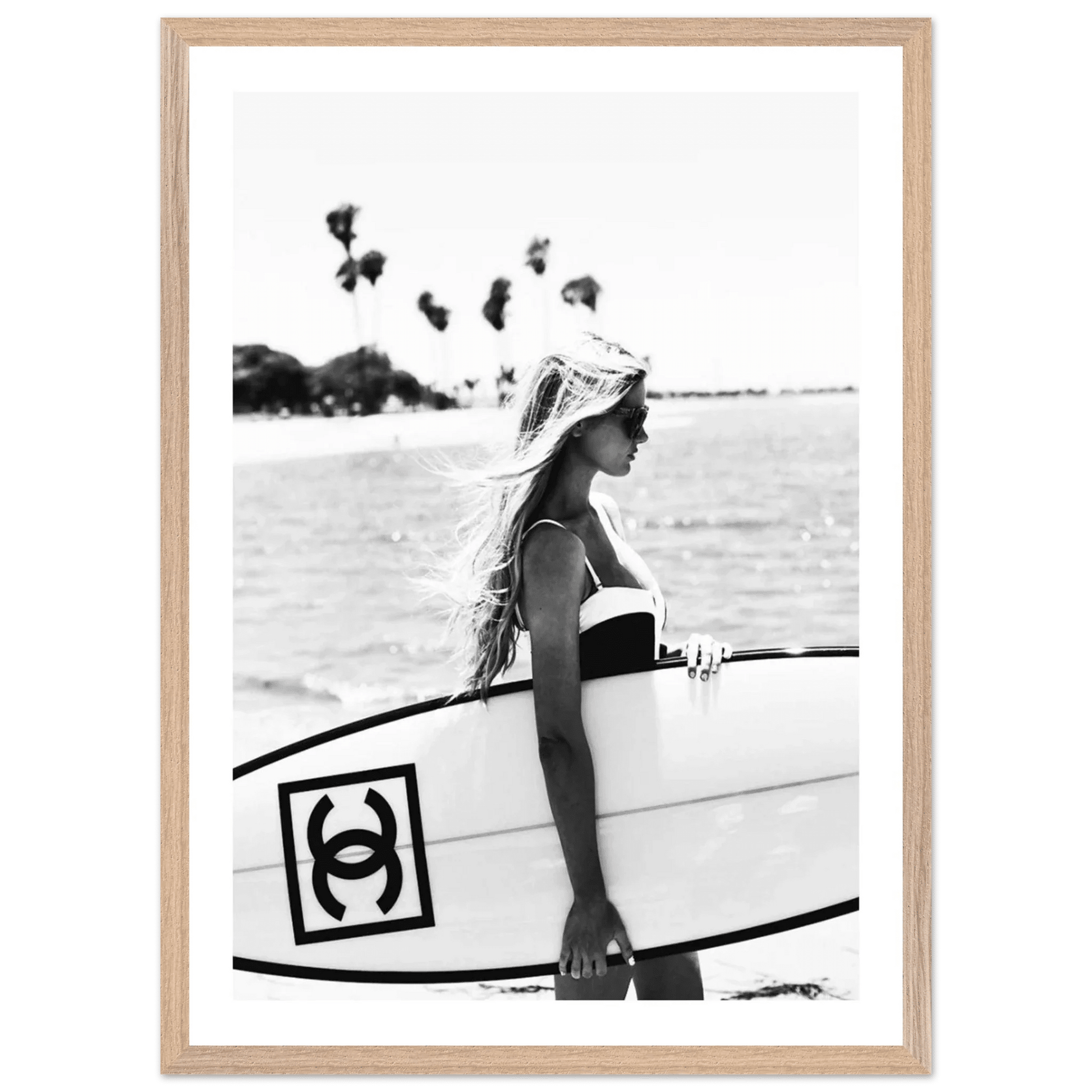 Coastal Chic Black and White Wall Art - The Trendy Art