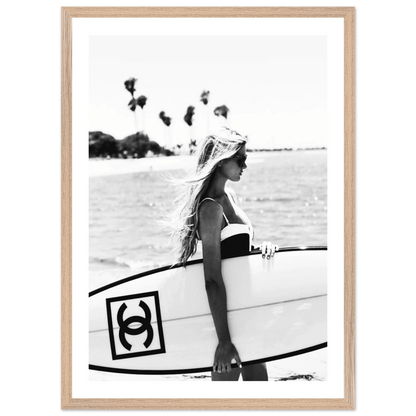 Coastal Chic Black and White Wall Art - The Trendy Art