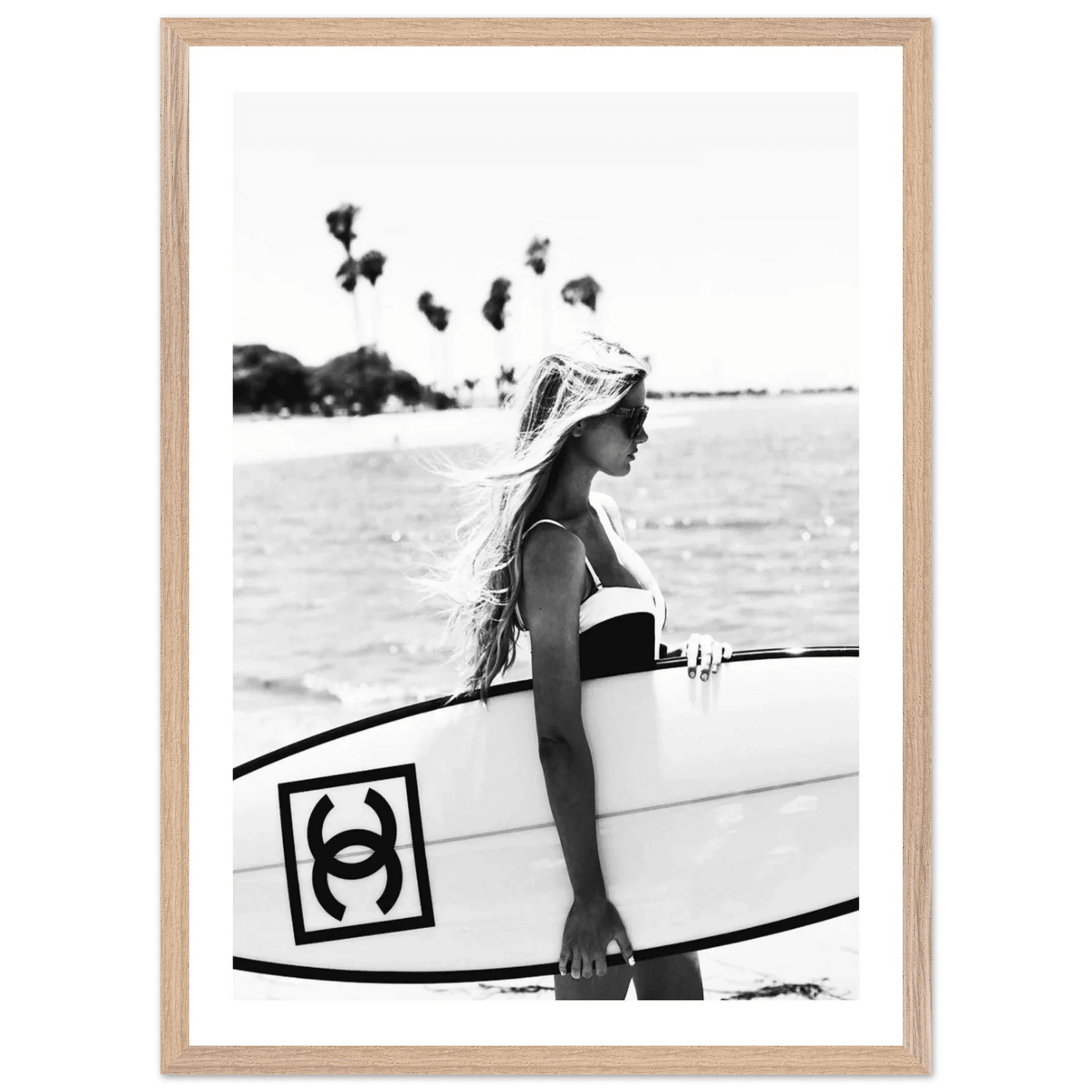Coastal Chic Black and White Wall Art - The Trendy Art