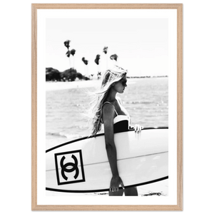 Coastal Chic Black and White Wall Art - The Trendy Art