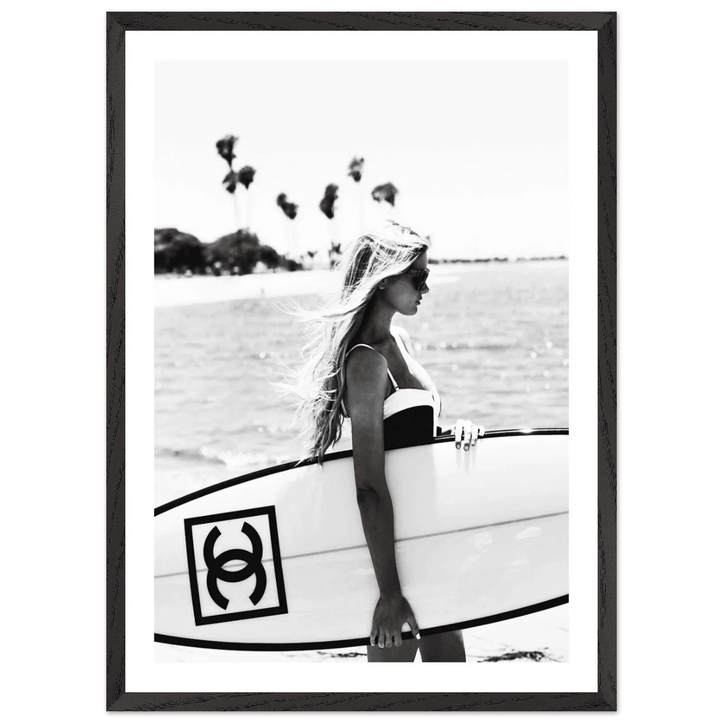 Coastal Chic Black and White Wall Art - The Trendy Art