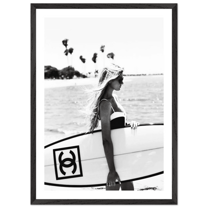Coastal Chic Black and White Wall Art - The Trendy Art