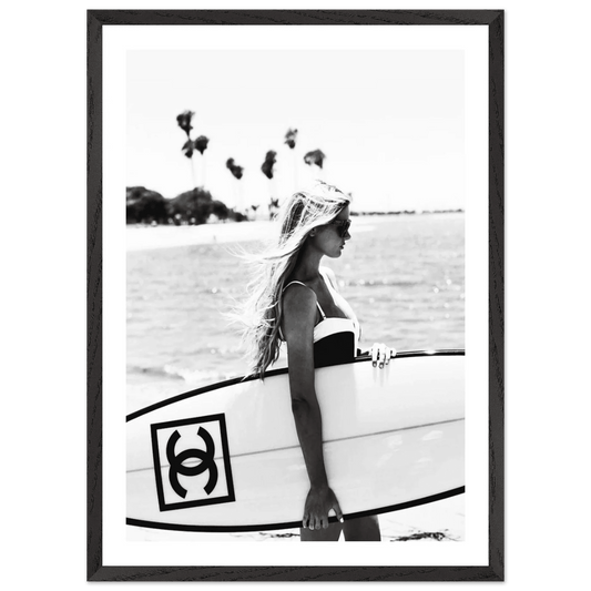 Coastal Chic Black and White Wall Art - The Trendy Art