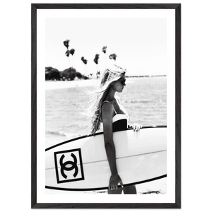 Coastal Chic Black and White Wall Art - The Trendy Art