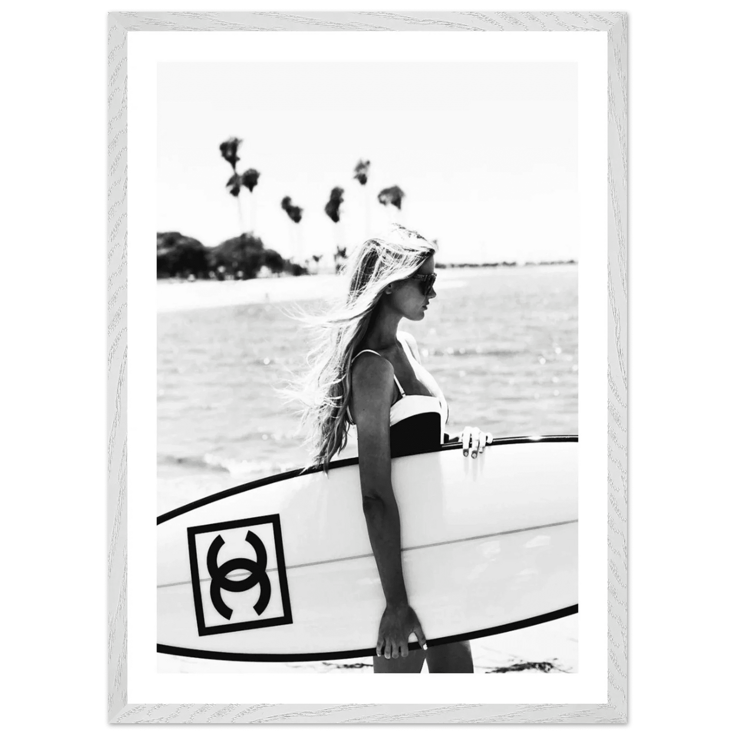 Coastal Chic Black and White Wall Art - The Trendy Art