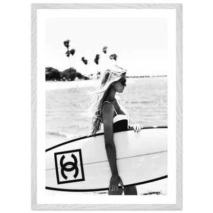 Coastal Chic Black and White Wall Art - The Trendy Art