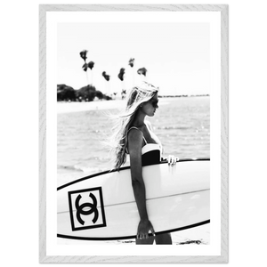 Coastal Chic Black and White Wall Art - The Trendy Art