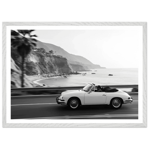 Coastal Drive Black and White Wall Art - The Trendy Art