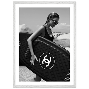 Coastal Luxury Black and White Wall Art - The Trendy Art
