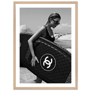 Coastal Luxury Black and White Wall Art - The Trendy Art