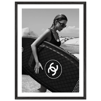 Coastal Luxury Black and White Wall Art - The Trendy Art