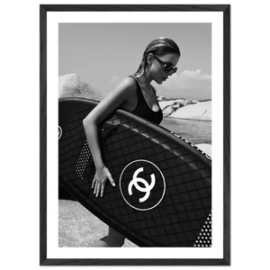 Coastal Luxury Black and White Wall Art - The Trendy Art