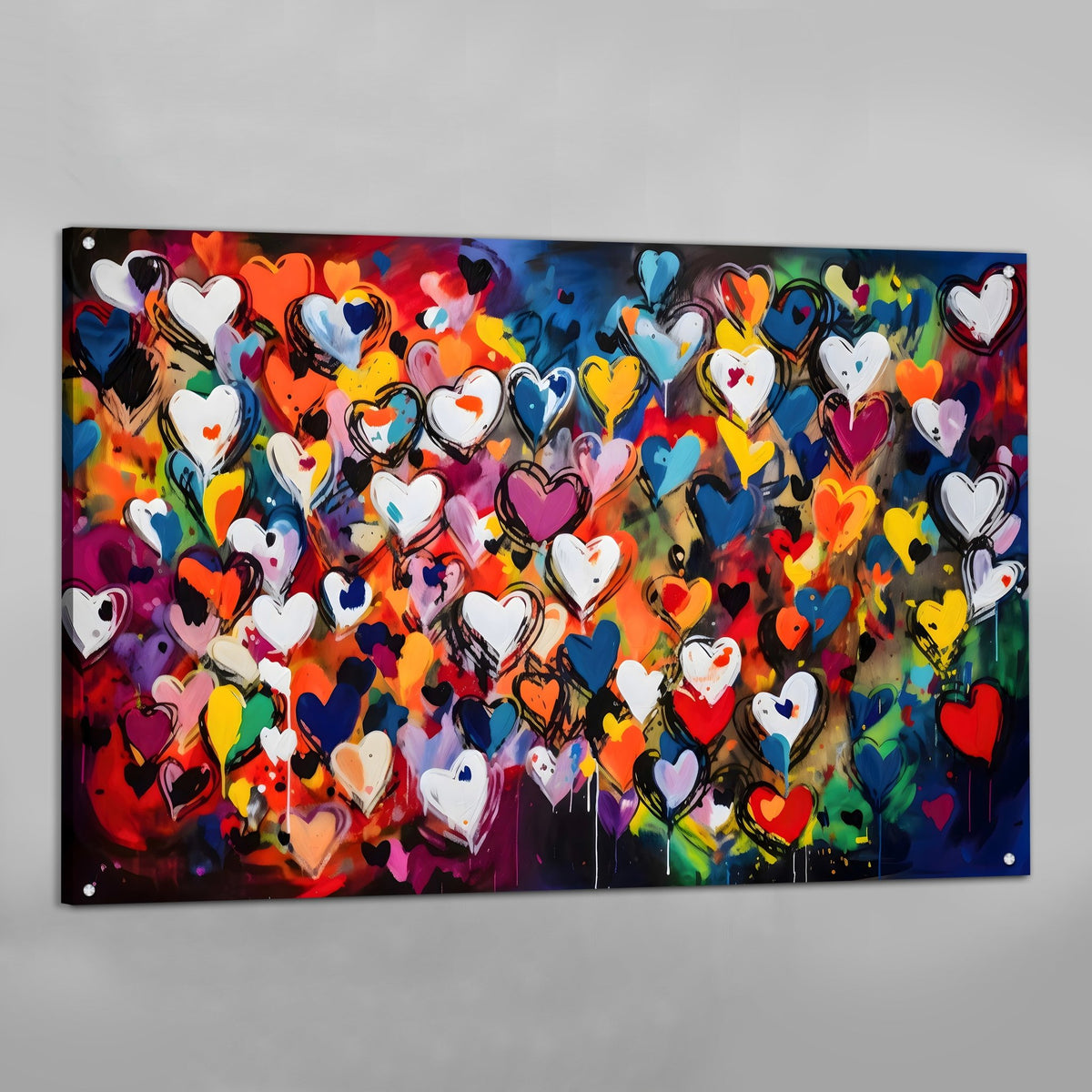 Colorful Graffiti Canvas Wall Art - The Trendy Art