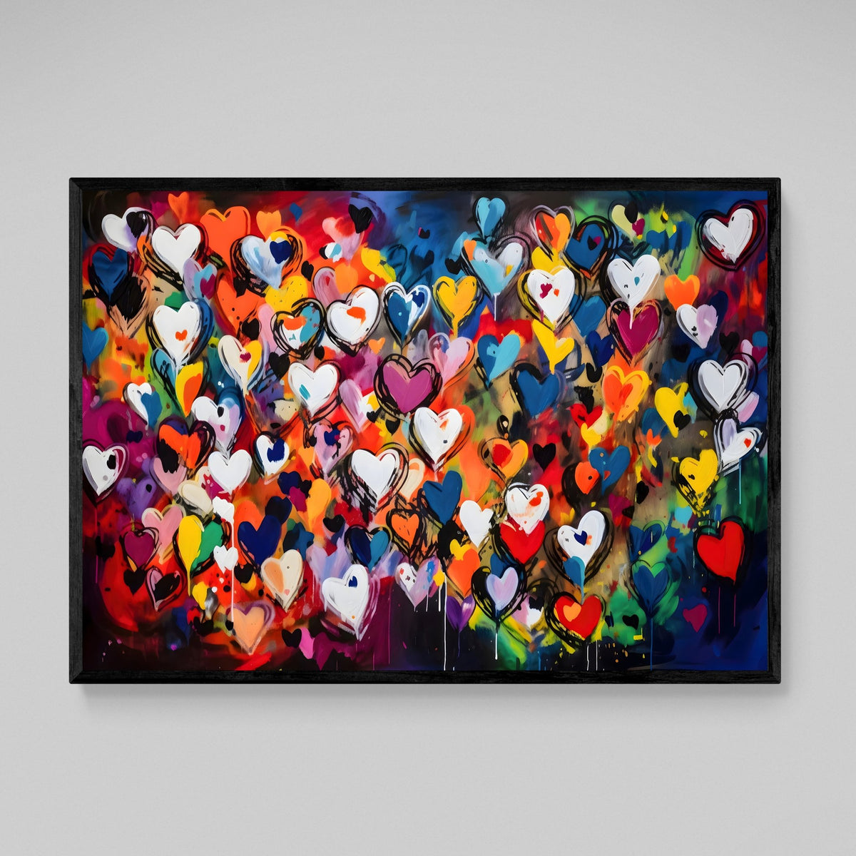 Colorful Graffiti Canvas Wall Art - The Trendy Art