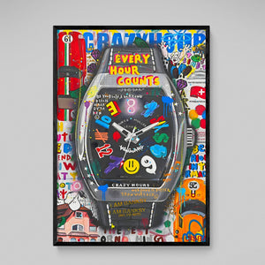Colorful Graffiti Watch Canvas - The Trendy Art