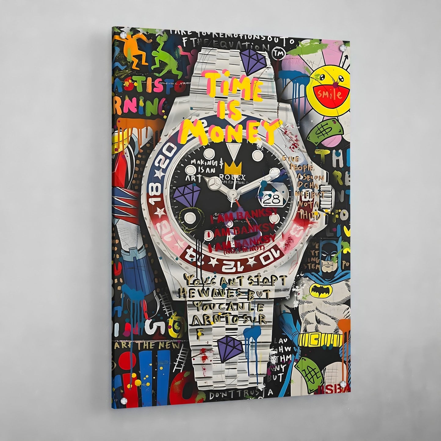 Contemporary Watch Wall Art - The Trendy Art