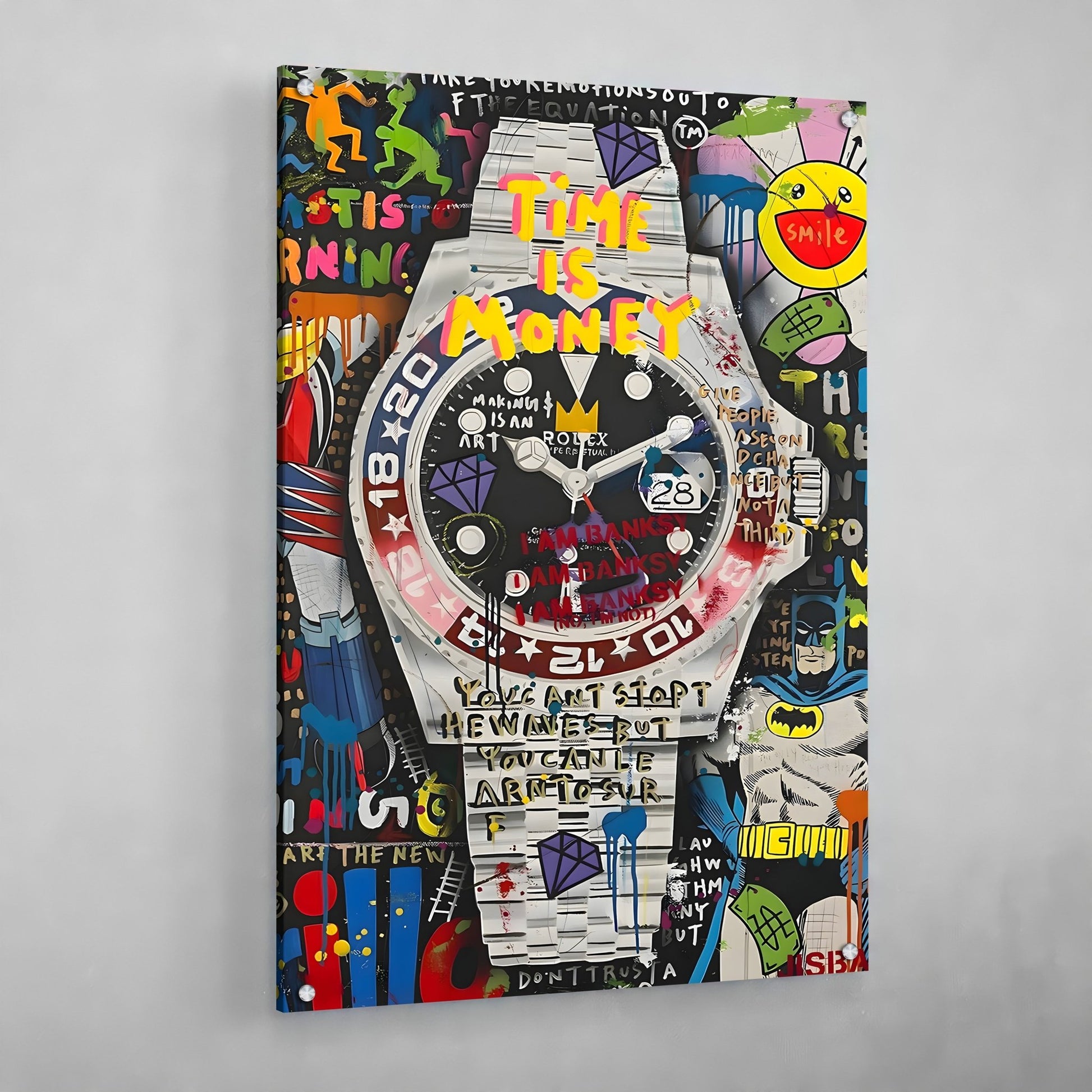 Contemporary Watch Wall Art - The Trendy Art