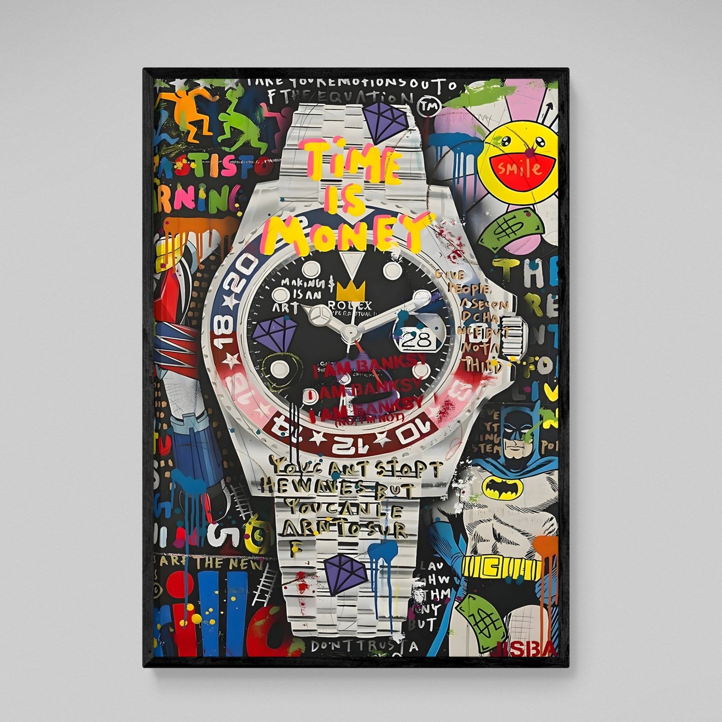 Contemporary Watch Wall Art - The Trendy Art