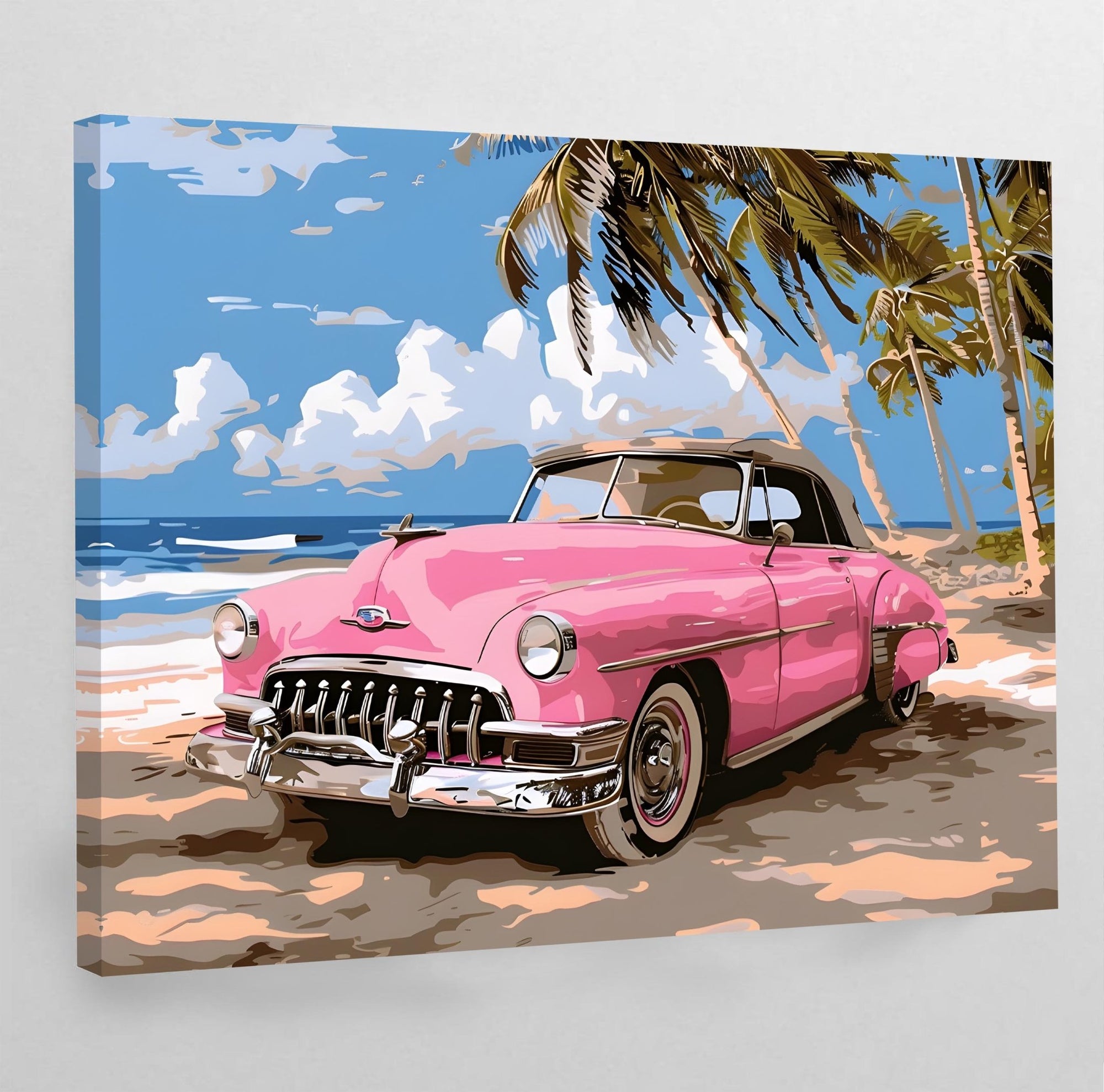 Cuban Car Wall Art - The Trendy Art