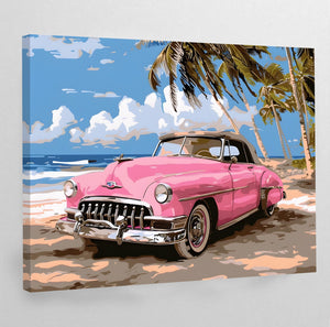 Cuban Car Wall Art - The Trendy Art