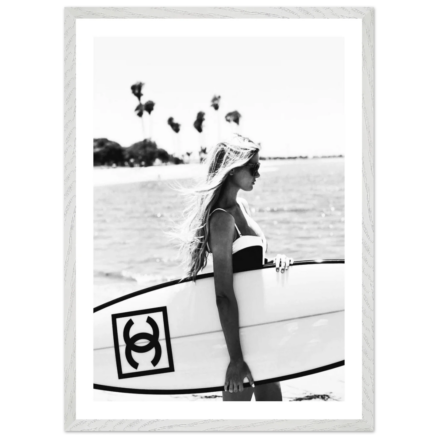 Coastal Chic Black and White Wall Art