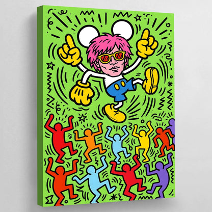 Dancing Pop Art Canvas - The Trendy Art