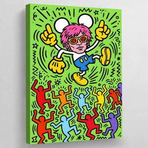 Dancing Pop Art Canvas - The Trendy Art